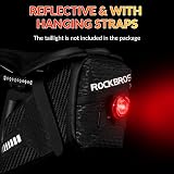 ROCKBROS Bicycle Saddle Pack 1.5L Water-Resistant Reflective Seatpost Pouch view 5