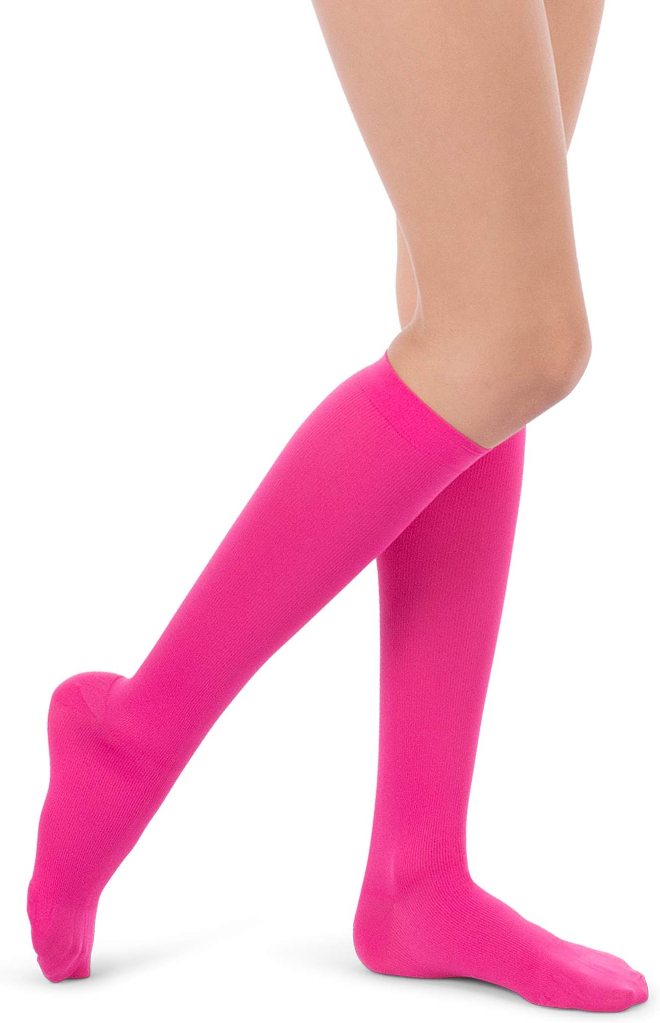Jomi Compression Sock Collection, 15-20mmHg Women's Microfiber 116 (X-Large, Pink)