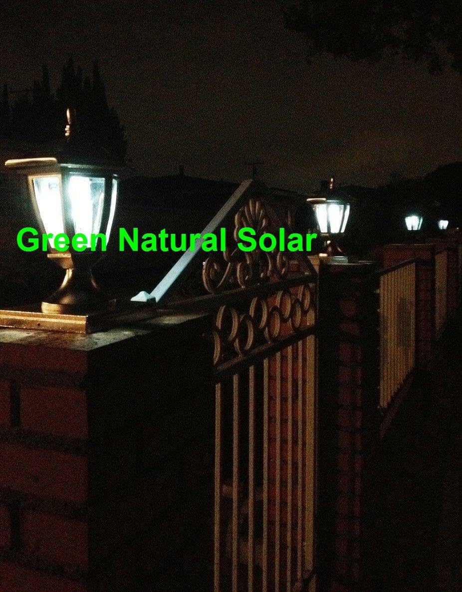 barrette solar post caps on Building Materials 6 Pack White Solar Hexagon Post Cap Lights With White Leds For 5x5 Fence Post Green Natural Solar Building Supplies