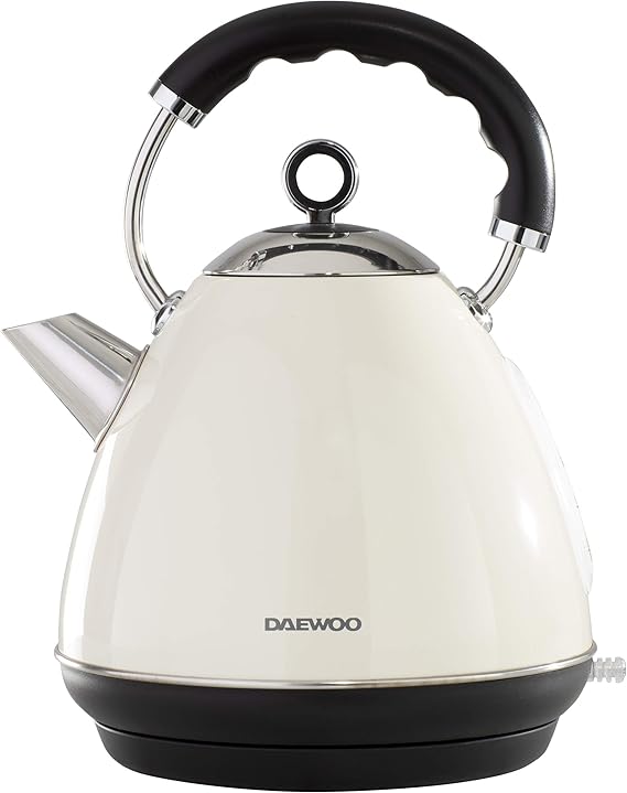 Daewoo Kensington Pyramid 1.7L Capacity Stainless Steel Kettle (3000W