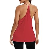 Bestisun Racerback Workout Yoga Tank Tops Backless Athletic Sports Shirts for Women