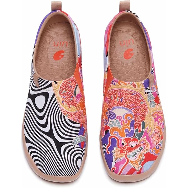 Amazon.com | UIN Kids' Fashion Sneaker Colorful Painted Art Funny