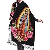 Hisgsiol Scarf Soft Fringed Warm Scarf Long Shawl Wraps For Women