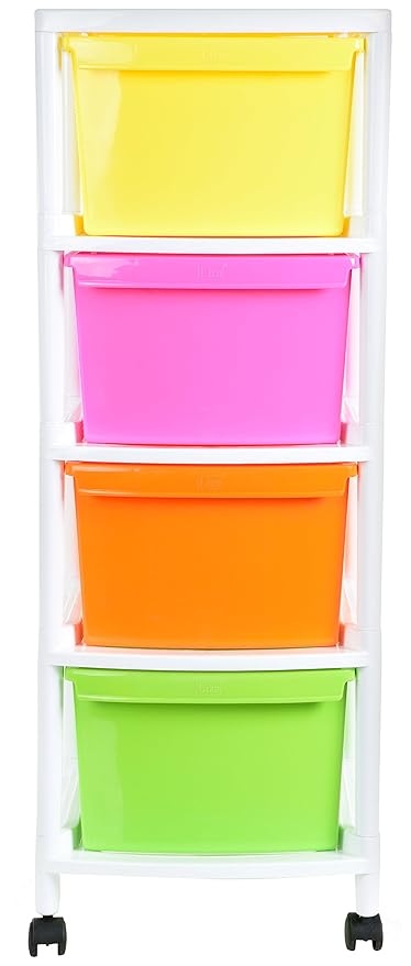 Plastic Storage Chest With Drawers