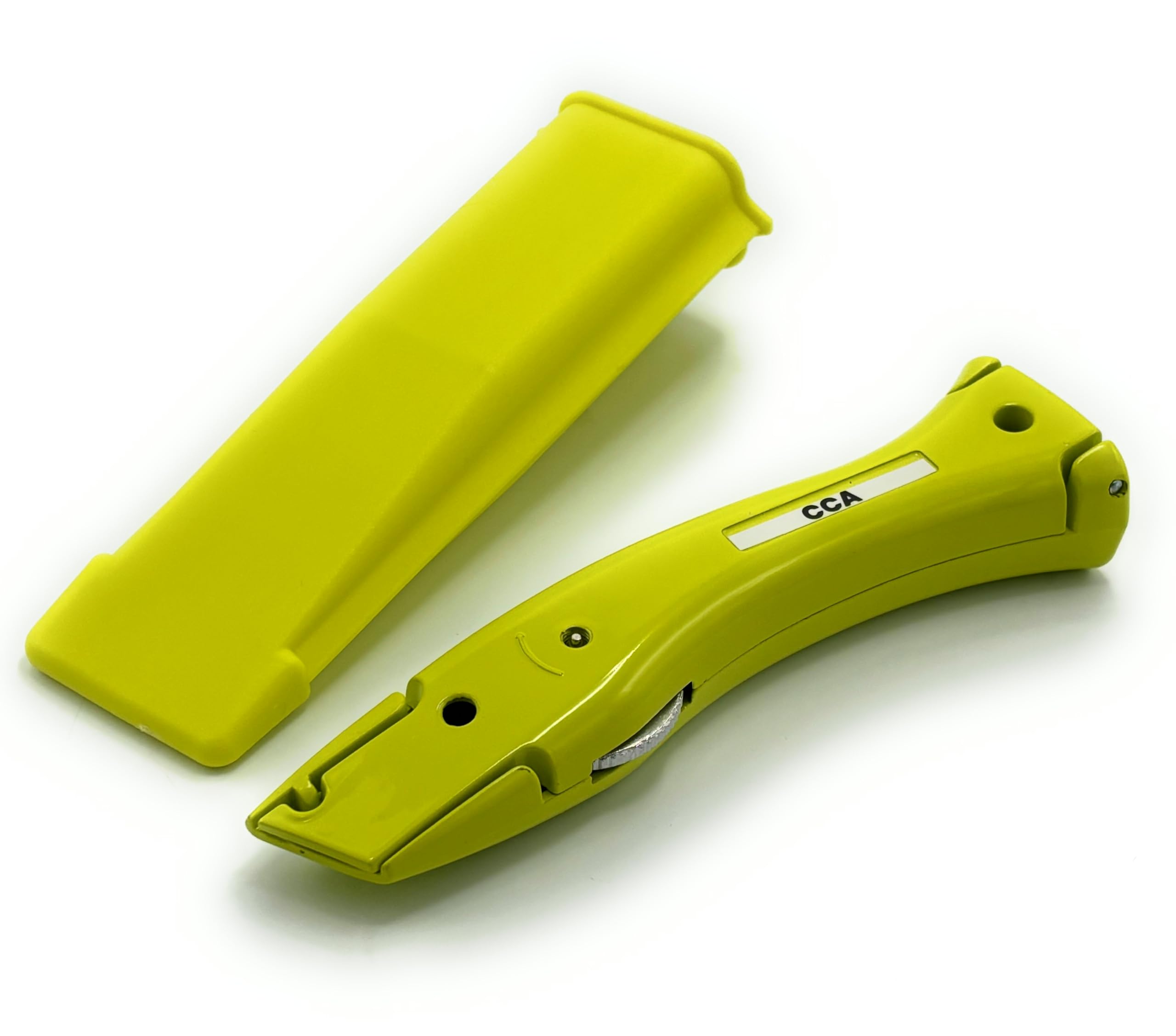 TradeUnderlay Yellow Knife Carpet Fitter Economy Tool with Matching Yellow Holster