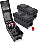 Roshield 3X Rat Trap Killer Box Pack of 3 Safety Box Home Shed Garage view 2