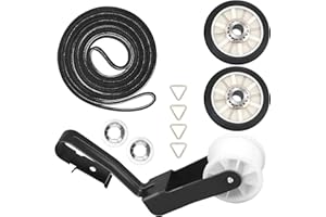 DISCOUNT PARTS DIRECT 4392065 Dryer Repair Kit with 341241 Dryer Belt 691366 Idler Pulley 349241T Drum Roller Replacement for Whirlpool Kenmore Maytag Amana Dryer Parts, Replaces AP6010582 WP691366 AP3131942, wed4815ew1