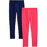 Simple Joys by Carter's Girls 2-Pack Lightweight Fleece-Lined Leggings
