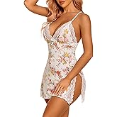 Avidlove Women's Lingerie Sexy Nightwear Spaghetti Strap Nightgown Babydoll Chemise