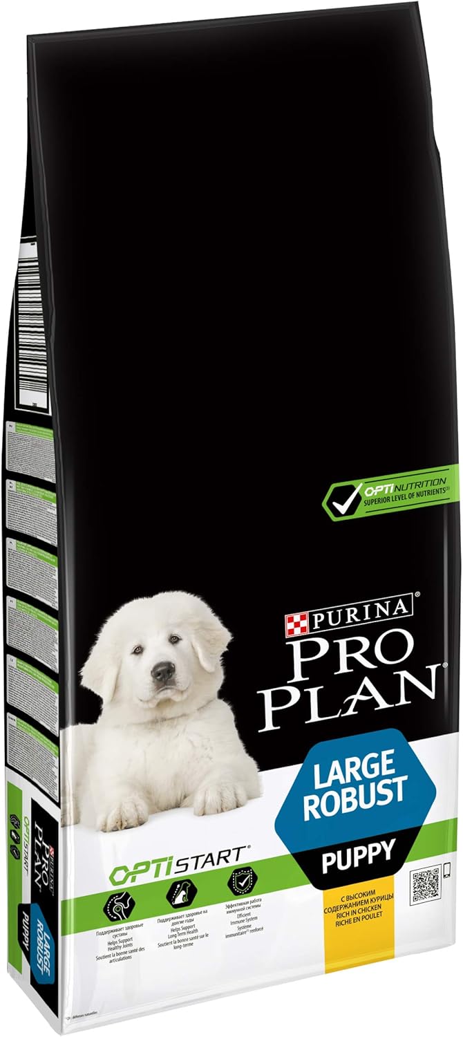 Pro Plan Large Robust Puppy Dry Dog Food Chicken 12 Kg Amazon Co Uk Pet Supplies