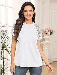 AUTOMET Womens Summer Tops Spring Shirts Trendy
