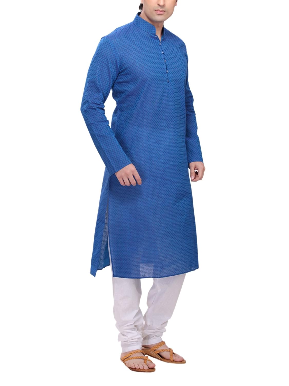 rg designers blue kurta pyjama set