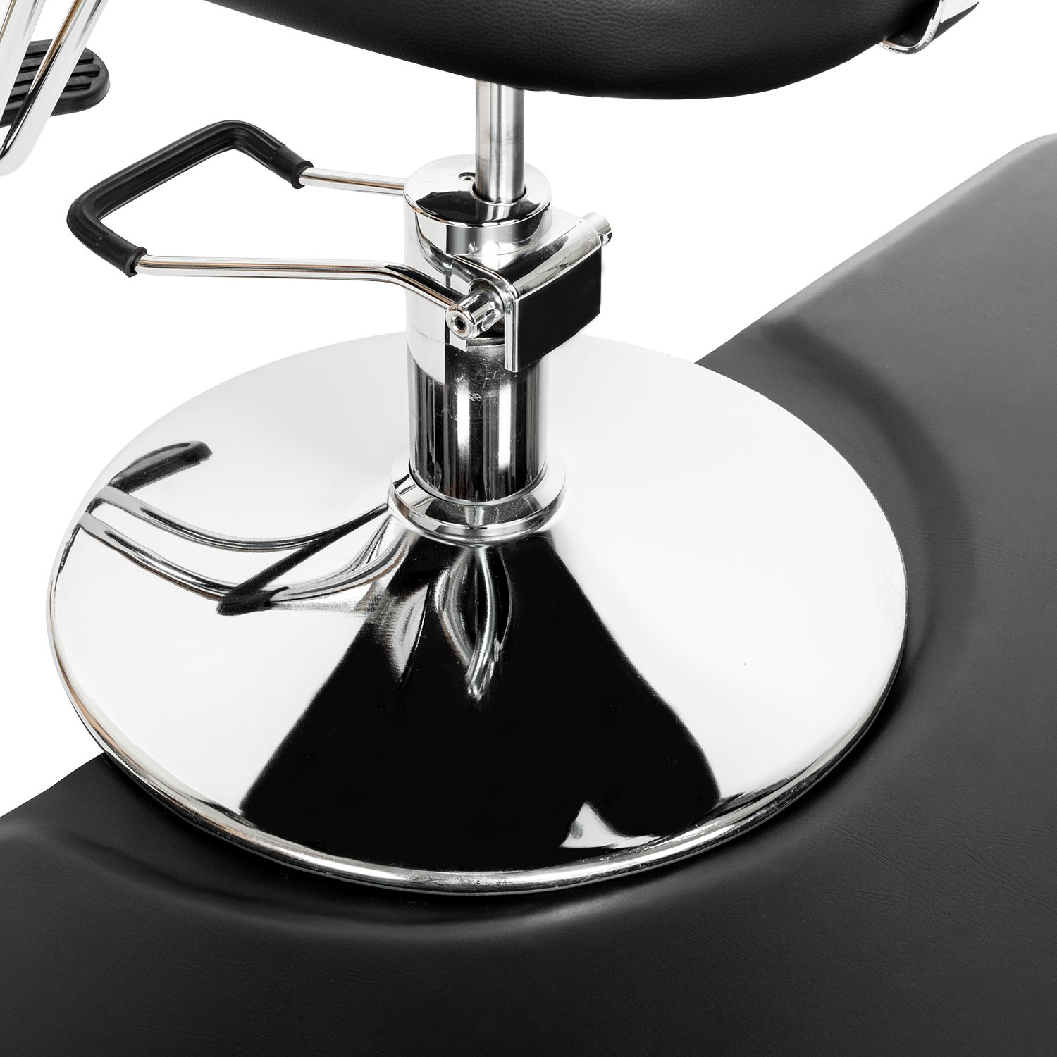 Mefeir 3' x 4' - 1 inch Thick Salon Anti Fatigue Mat for Hair Stylist, Semi Circle Comfort Barber Shop Beauty Floor Mats Under Styling Chair