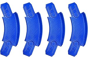 K TOMOTO Lot de 4 virages inclinés à 45 degrés compatibles avec Hot Wheels, connecteurs de piste de course pour remplacement 