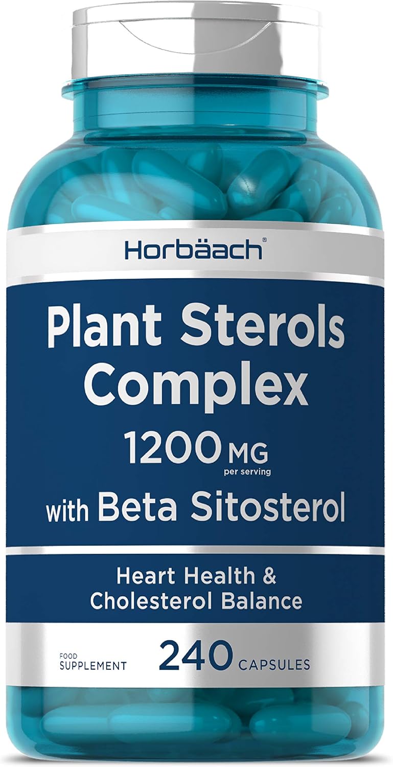 Plant Sterols High Strength 1200mg, 120 count (Pack of 1)