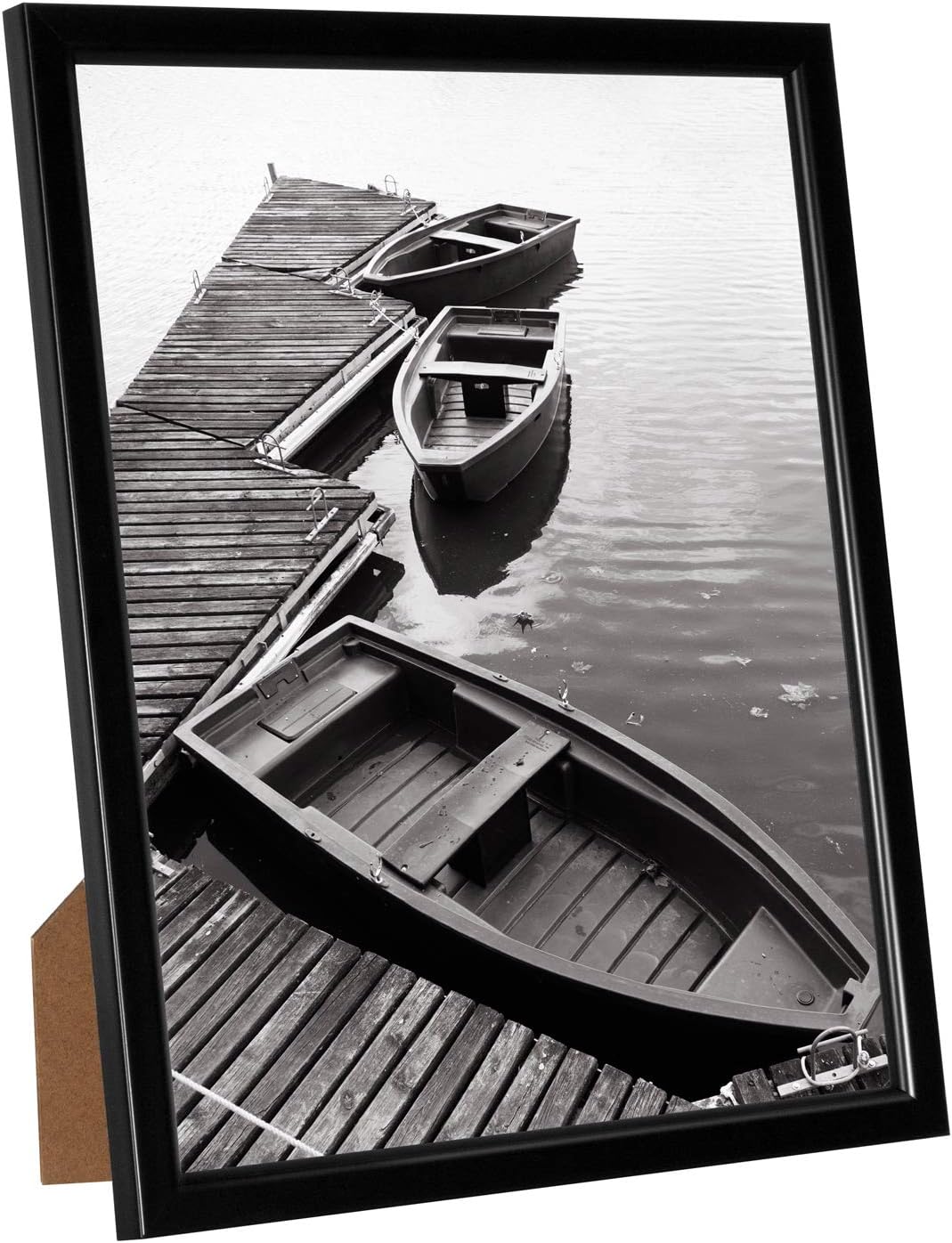 Giverny 8x10 Picture Frames, Black Photo Frames for Wall or Tabletop Display, Simple Design Glossy Finish Frame Perfect for Home Decoration, Office, Hotel and Various Ceremonies Praties