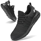 Suvysoo Steel Toe Shoes for Men Safety Puncture Proof Comfy Work Sneakers Lightweight Breathable Non-Slip Construction Shoes