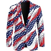 Zarisguat Men's Casual Blazer Sport Coats Lightweight One Button Suit Jacket for Travel Business S-5XL