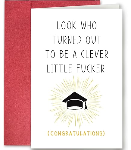 funny grad card sayings Amazon.com: Bablira Hilarious High School Graduation Card, Funny Congrats  Grad Gift for from Parents, Grad Card Gifts for 12th Grade, I'm Sorry, You  Graduated High School : Office Products