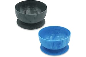 ChooMee Silicone Baby Suction Bowls | Non Slip Extra Strong Suction Base with Durable and Firm Bowl | Ideal for Infant and Toddler Baby Led Feeding | Small 2 CT