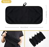 KinHwa Microfiber Makeup Remover Cloths 15x30 cm 6 Pack Reusable view 2