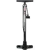 Schwinn Air Center Floor Bike Pump, Guage Fits Schrader and Presta Valve Types, Black