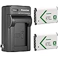 Kastar 2-Pack NP-BX1 Battery and AC Wall Charger Replacement for Sony Cyber-Shot DSC-HX400V, Cyber-Shot DSC-HX50, Cyber-Shot DSC-HX50V, Cyber-Shot DSC-HX60, Cyber-Shot DSC-HX60V, Cyber-Shot DSC-HX80