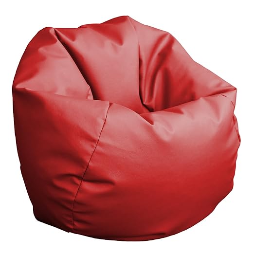 HAPPERS Puff Pelota 60cm diámetro (Rojo): Amazon.es: Hogar