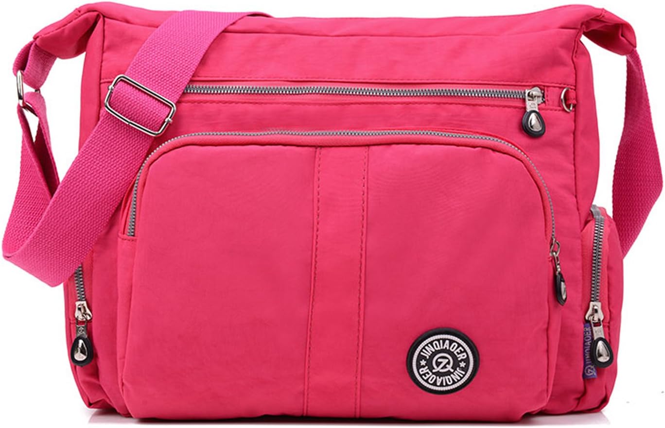 Women Cross Body Bag Casual Shoulder Bag Sport Lightweight Fashion Messenger Bag for College Bookbag Waterproof Satchel Travel Side Bag