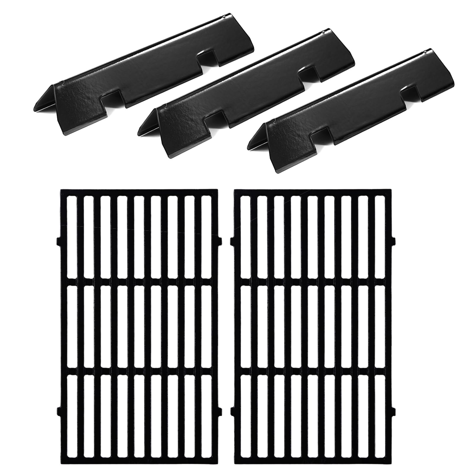 Photo 1 of Spirit Grill Replacement Parts 7637 Grates 7635 Flavorizer Bars for Weber Spirit E-210 Grill Parts Weber Spirit I and II 200 Series E210 E220 E215 S210 S220 GS4 Parts Replacement Grates Flavor Bars