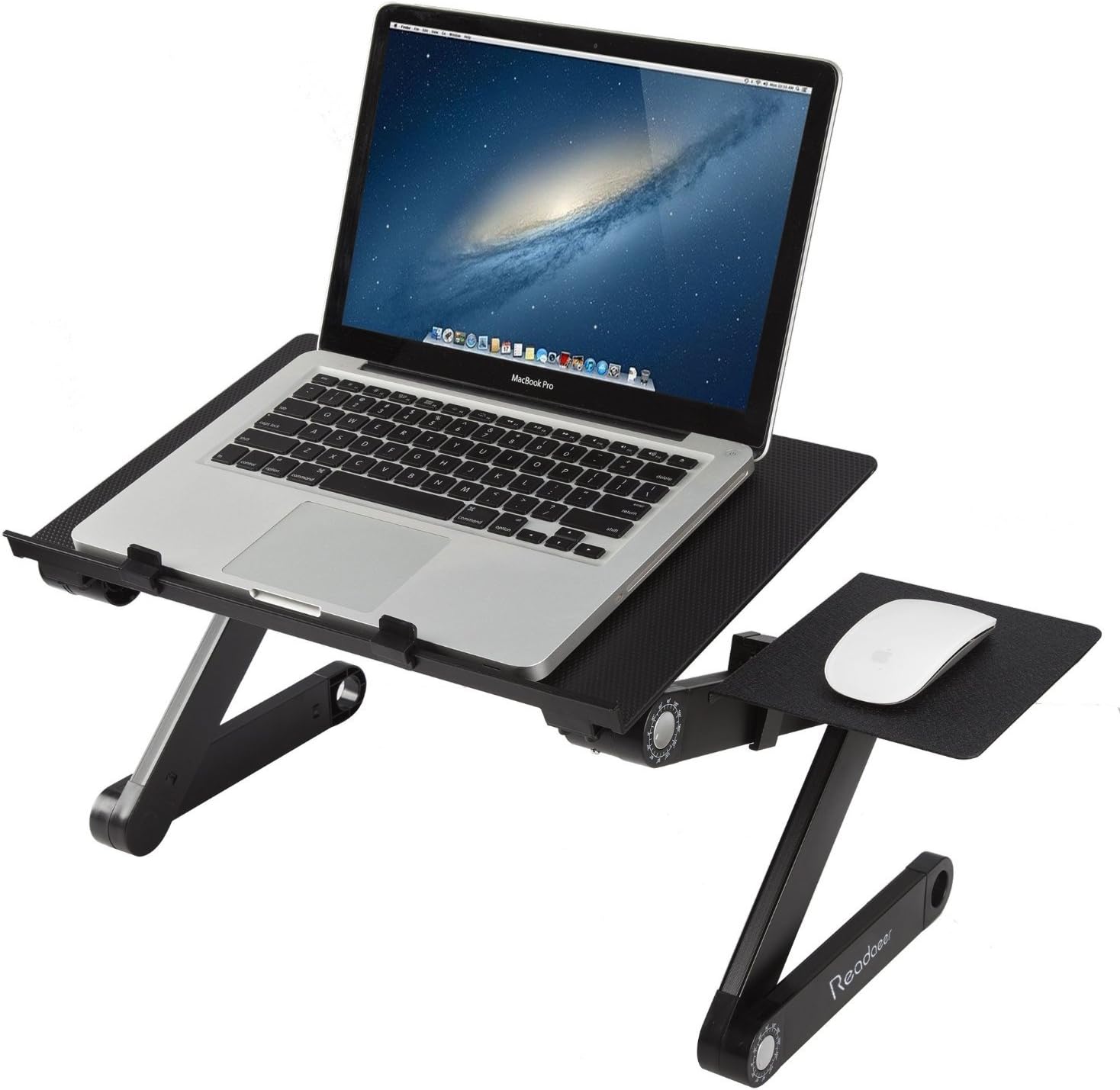 Readaeer Adjustable Foldable Laptop Stand Desk Table