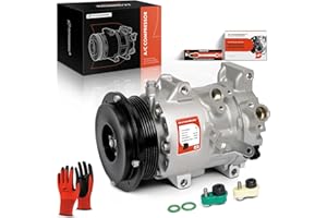 A-Premium Air Conditioner AC Compressor with Clutch Compatible with Toyota Camry 2.4L 2009, Camry 2.5L 2010-2011, with 7 Groo