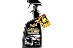 Meguiar's Gold Class High Gloss Premium Quik Detailer, High Lubricity Automotive Quick Detailer Spray that Preserves Wax and Leaves a Deep Dark Shine, 24 Oz Spray Bottle