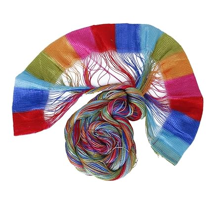 Generic Colorful Door Window Panel Room Divider String Curtain Strip Tassels