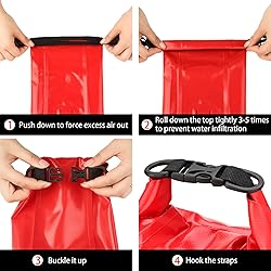 WELL-STRONG Waterproof First Aid Kit Roll Top Boat