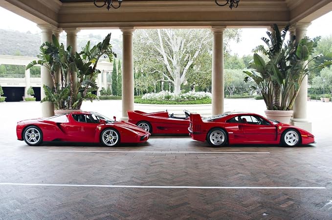 Amazon.com: Gifts Delight Laminated 28x18 Poster: Ferrari Supercars - F40, F50, and Enzo Ferrari ...