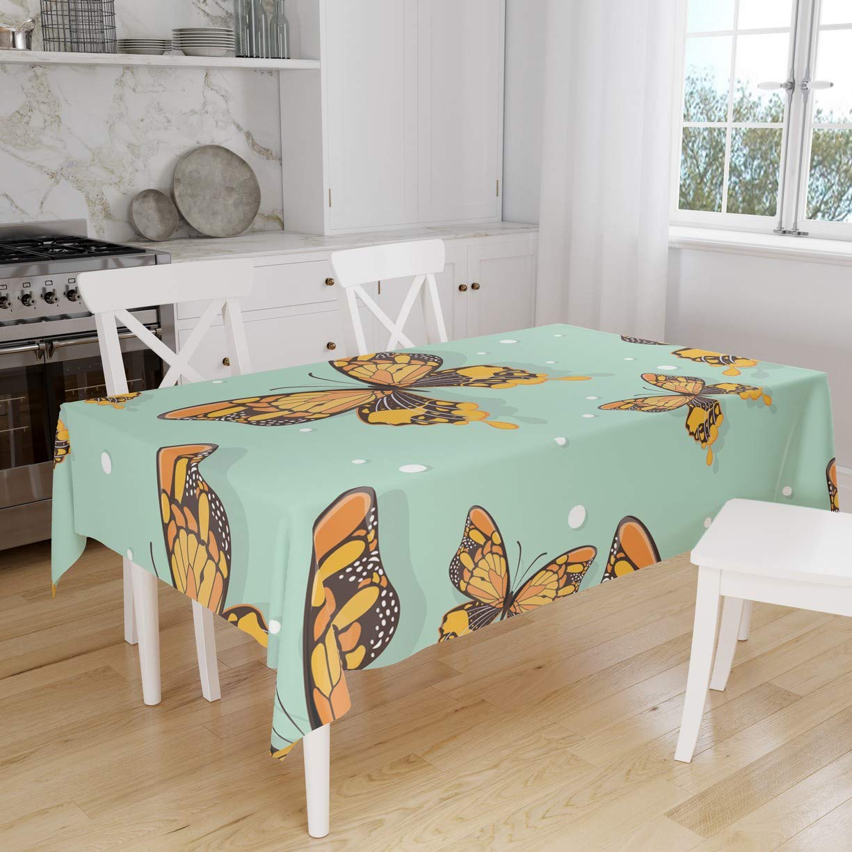Bonamaison Kitchen Decoration, Tablecloth, 140cm x 160cm - Designed and Manufactured in Turkey