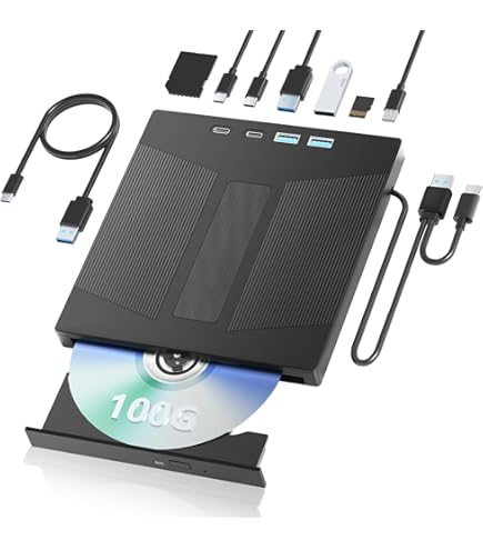 Amazon.com: Taopjwr 7-in-1 External Blu Ray Drive,USB 3.0&Type-C