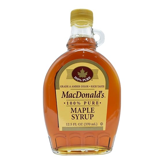 SHOPNJAZZ MacDonald's Maple Syrup (370 ml, 12.5 oz) Amazon.in Grocery