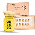 Korean Vitamin C Serum with Glutathione – 13% Stabilized Face Serum for Bright, Even Skin – Anti-Aging Ampoule for Dark Spots, Fine Lines & Wrinkles | 10 x 5ml (8 Week Supply)