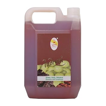 Indrani Cosmatic Aritha, Amla, Shikakai Shampoo with Conditioner 1 Ltr