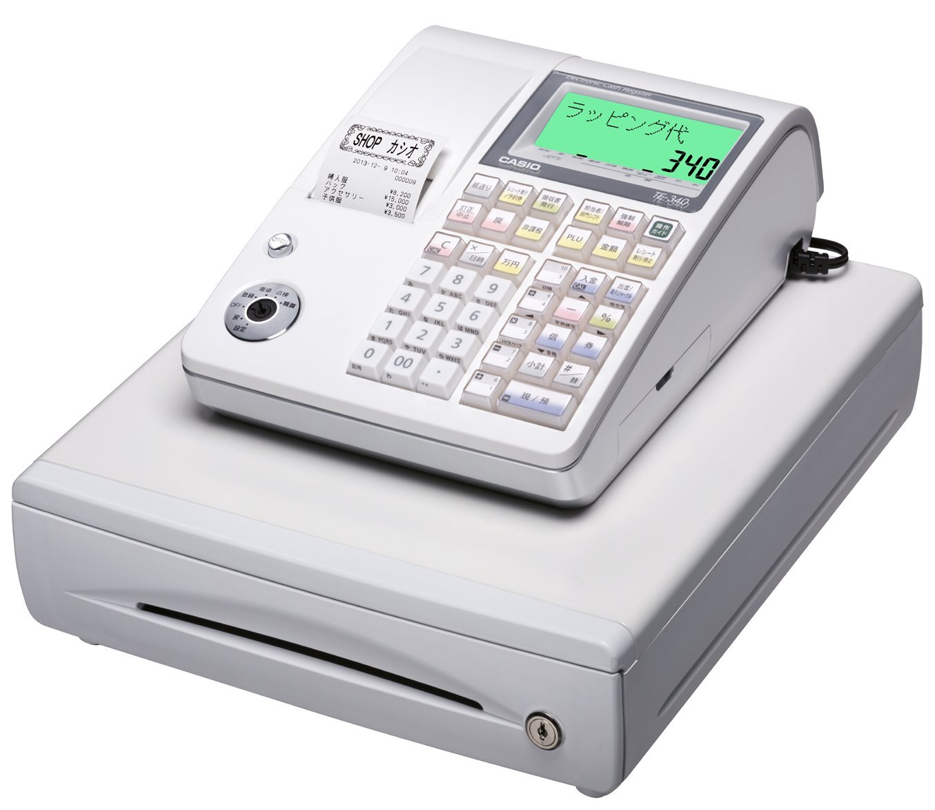 カシオ TE-340 取扱説明書・レビュー記事 - トリセツ - 店舗用品
