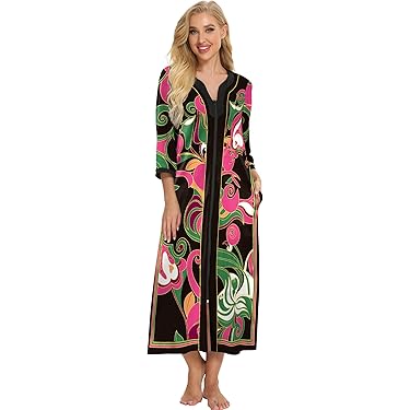 knee length dresses for ladies Ladies Honeycomb Fleece Dressing Gown-Lilac main image 0