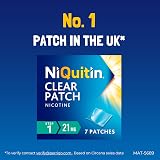 NiQuitin 21mg Patch Step 1 Clear 7 Patches 24h Craving Control UK view 4