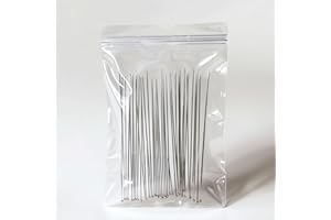 Heavy Duty Zip Bags 3"x4" 6mil Thick 50 Pack - Puncture Resistant Resealable Poly Bags - Great To Store Tools With Sharp Edge