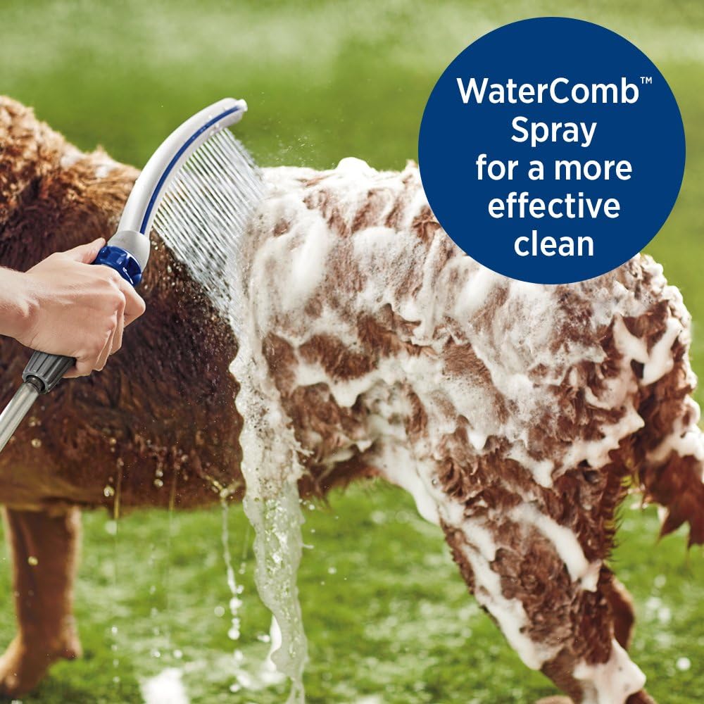 Waterpik PPR-252 Pet Wand Pro Shower Sprayer Attachment, 2.5 GPM, for Fast and Easy at Home Dog Cleaning, Blue/Grey: Home Improvement