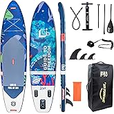 FOJ JOYFOUNTAIN 10'/11' Inflatable Stand Up Paddle Board with Premium SUP Paddleboard Accessories, Wide Stable Anti-Slip EVA Deck,Paddle Boards for Adults &amp; Youth of All Skill Levels
