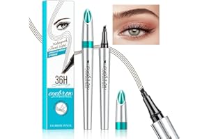 AENEY Microblading Eyebrow Pen, Eyebrow Pencil with Premium 4-Prong Micro-Fork Tip Applicator, Microblade Eyebrow Pen-Lift Your Brows Like Your Natural Brows, Stay on All Day, Smudge-Proof(Dark Brown)