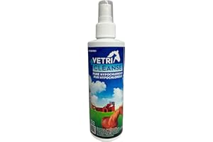 VetriCleanse Pet Itch Relief & Wound Care Spray with Hypochlorous Acid - Skin + Coat Care - Dog & Cat Deodorizer, Eye Cleaner