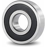 6307-2RZ Bearings, 35x80x21mm Ball Bearing 6307RZ Double Rubber Sealed Shielded Bearing ID 35mm, OD 80mm, Thickness 21mm Ball Bearing, Professional High-Speed Deep Groove Ball Precision Motor Bearings